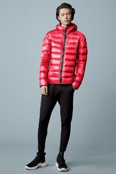Chamarras Canada Goose Hombre México - Crofton Chaqueta De Plumas Rojos TH4523089